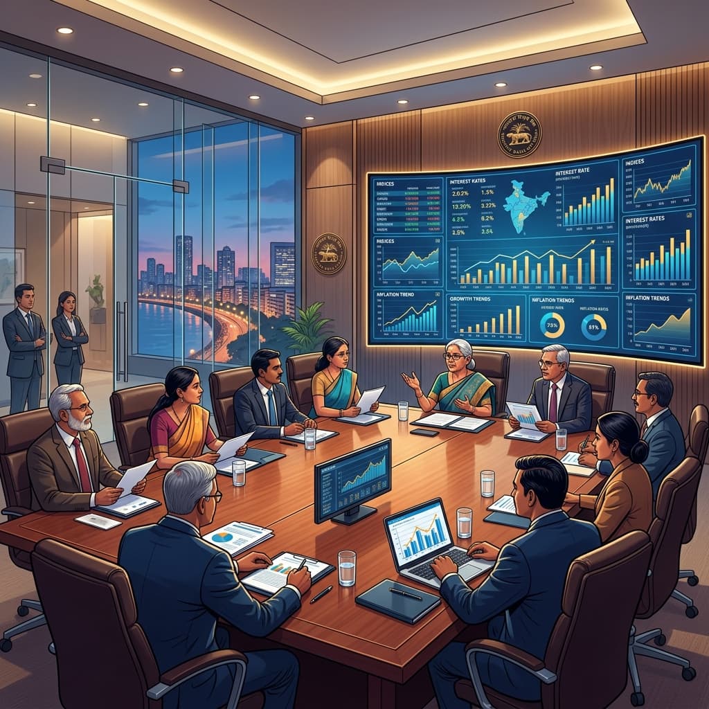 High-level policy meeting at RBI with senior officers