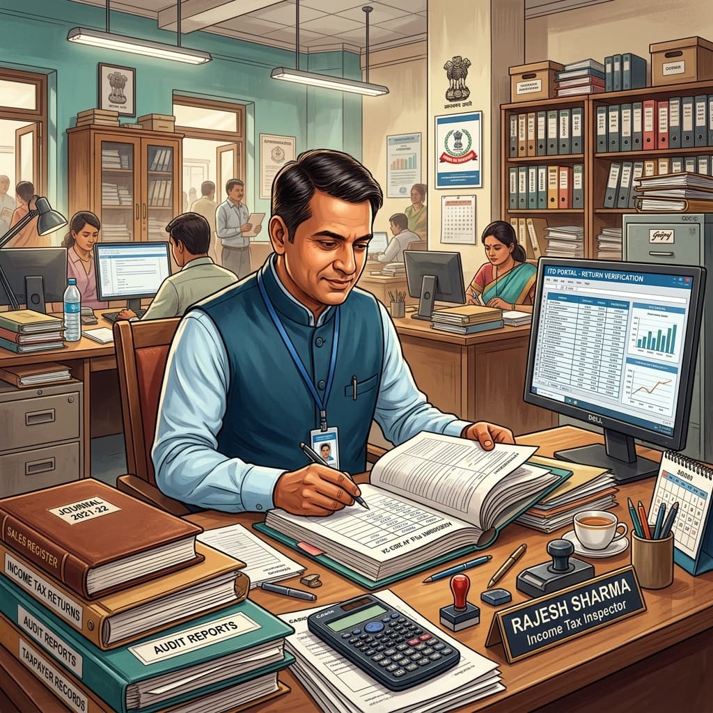 A Day in the Life of an Income Tax Inspector — Raids, Returns & Revenue